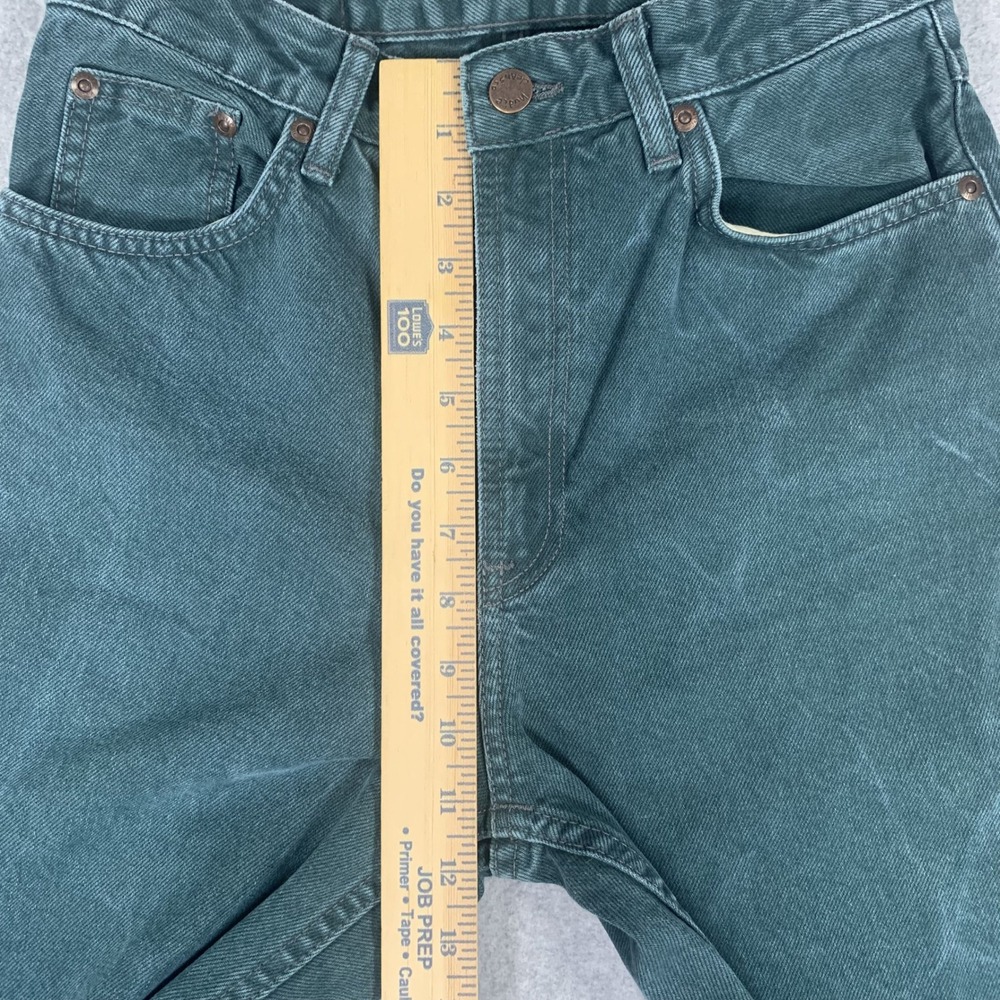 Nudie Jeans Clean Eileen Womens 27 Racing Green Wide Leg High Rise Denim Pants - Picture 9 of 14